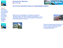 Tablet Screenshot of duesseldorfermelodien.de